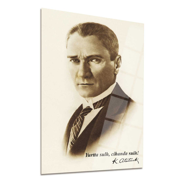 Yurtta Sulh, Cihanda Sulh Cam Tablo -  ATC057