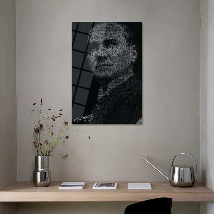 Ey Türk Gençliği! Cam Tablo - ATC059