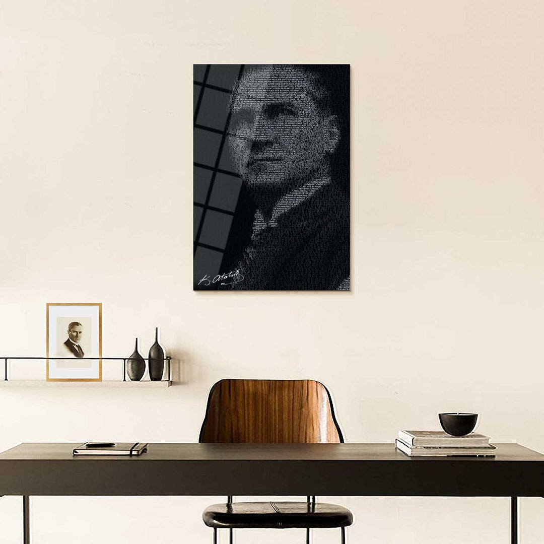 Ey Türk Gençliği! Cam Tablo - ATC059