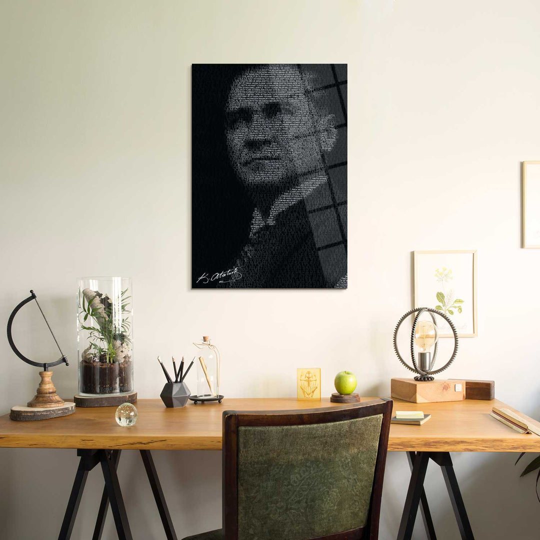 Ey Türk Gençliği! Cam Tablo - ATC059