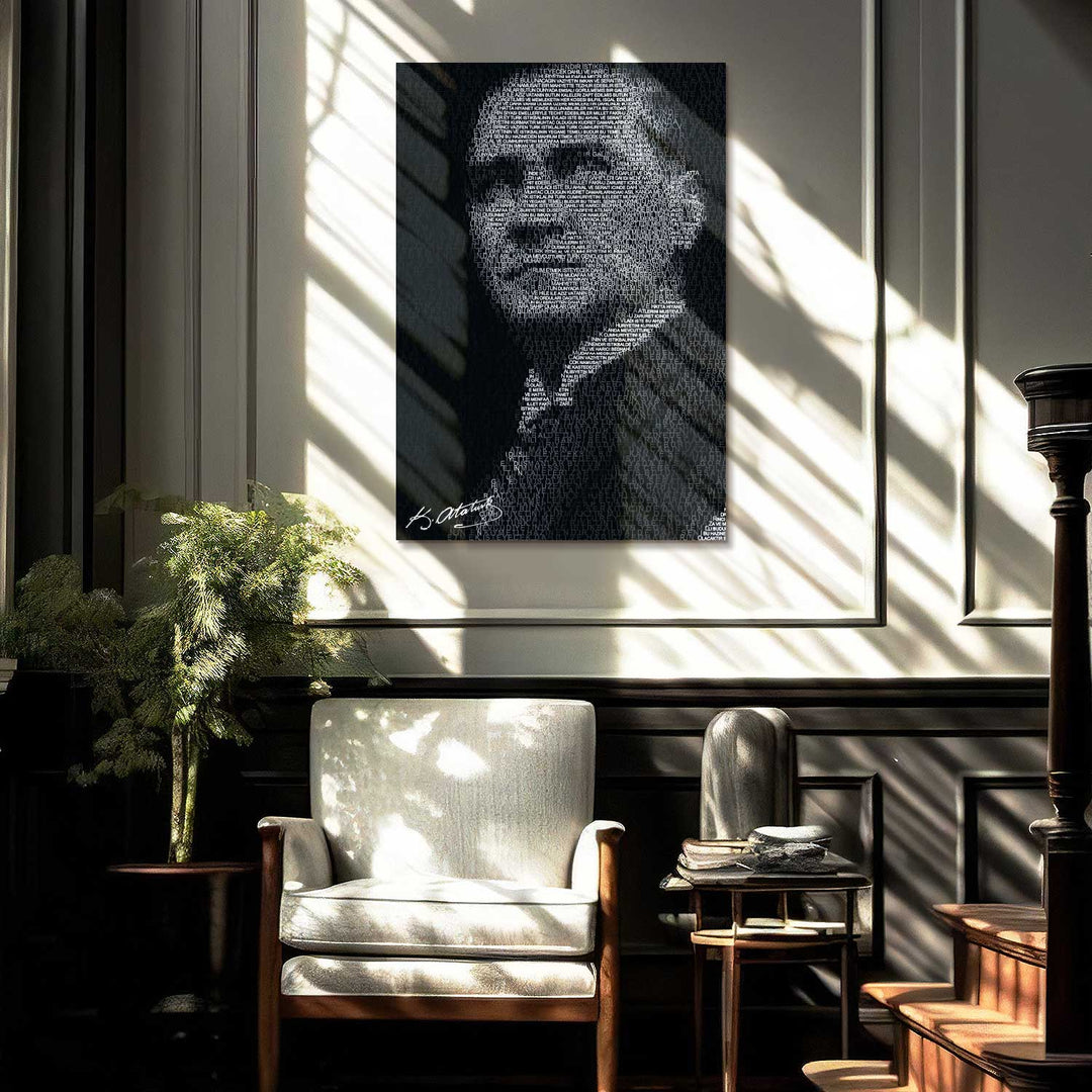 Ey Türk Gençliği! Cam Tablo - ATC059