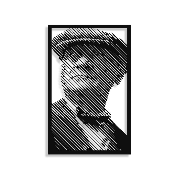 Önder Atatürk Metal Duvar Tablosu - APT830