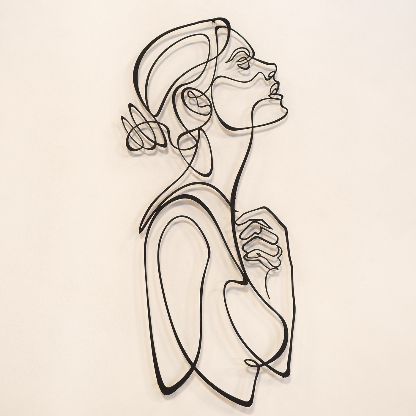 Woman Body Silhouette Line Art